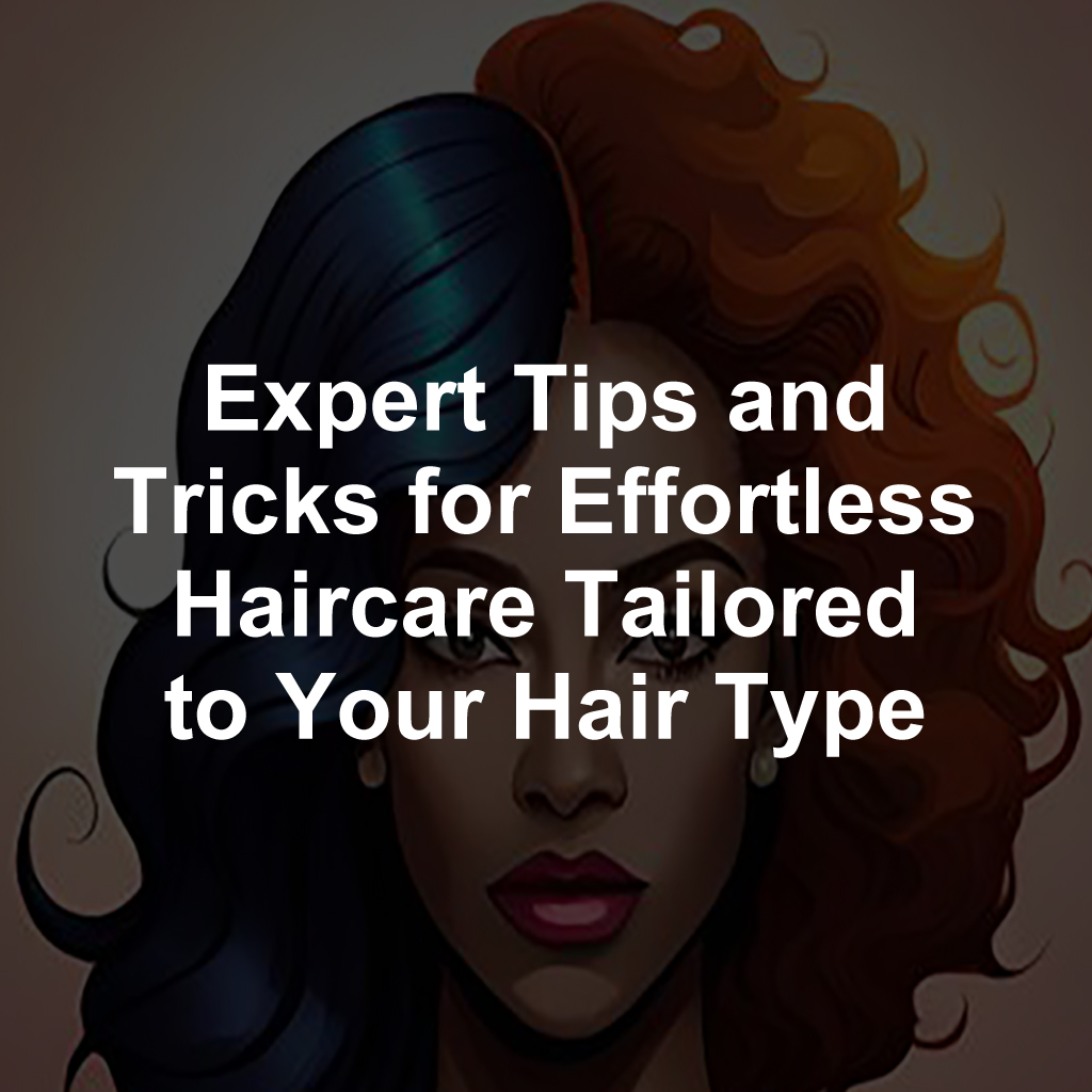 Expert Tips and Tricks for Effortless Haircare Tailored to Your Hair Type