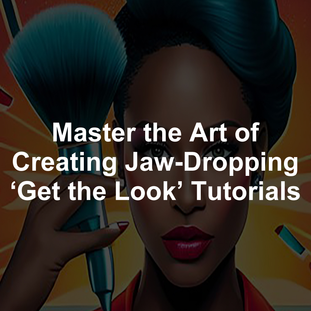 Master the Art of Creating Jaw-Dropping ‘Get the Look’ Tutorials