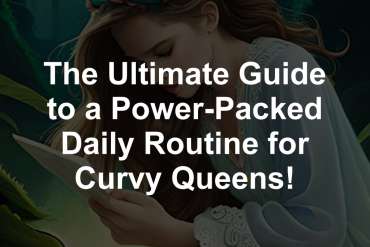 The Ultimate Guide to a Power-Packed Daily Routine for Curvy Queens!