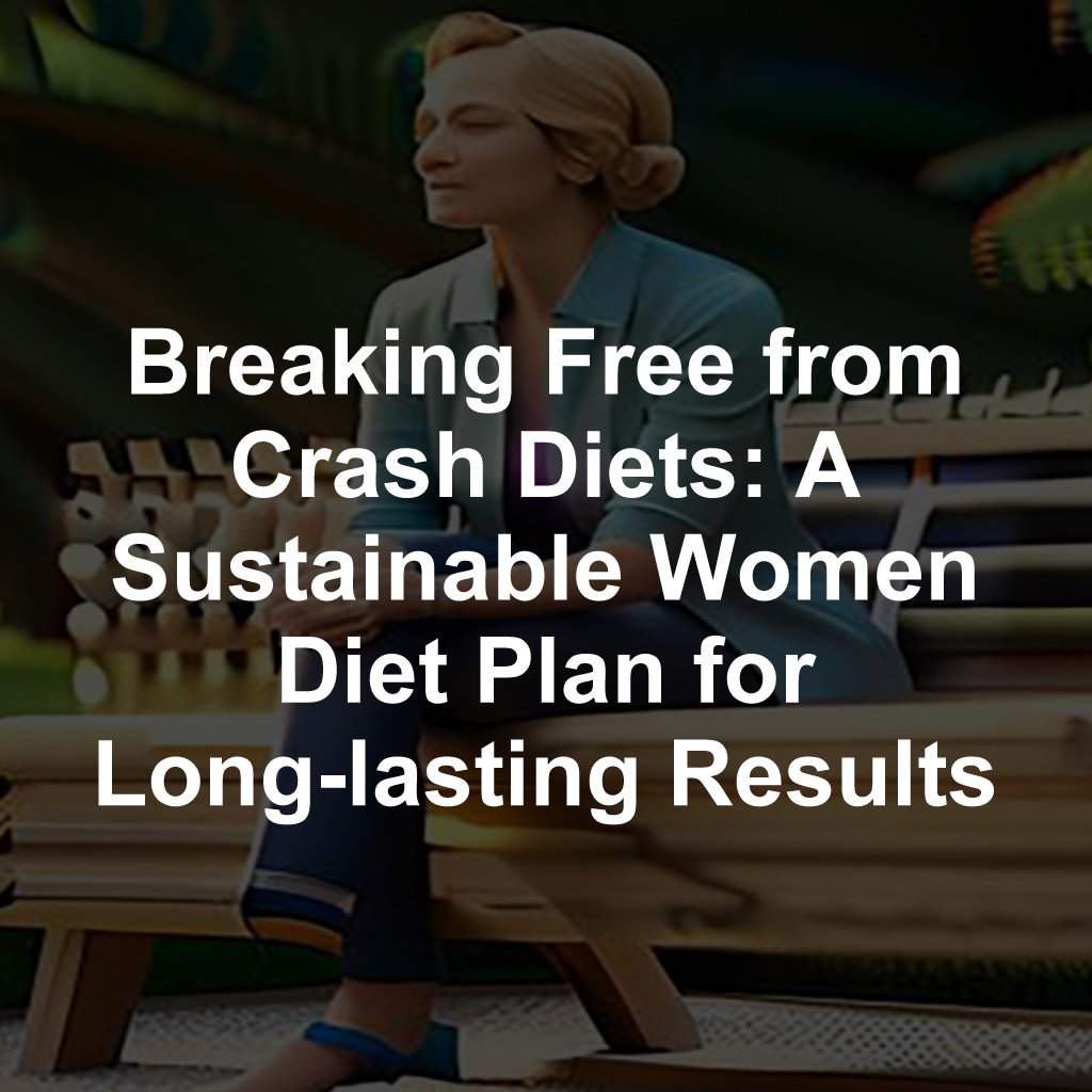 Breaking Free from Crash Diets: A Sustainable Women Diet Plan for Long-lasting Results